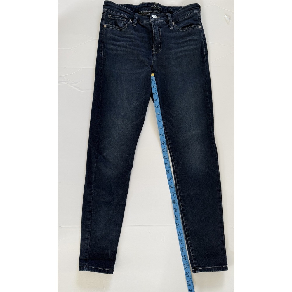 Lucky Brand Ava Super Skinny Jeans Women's 6/28 Dark Wash‎ Stretch Denim